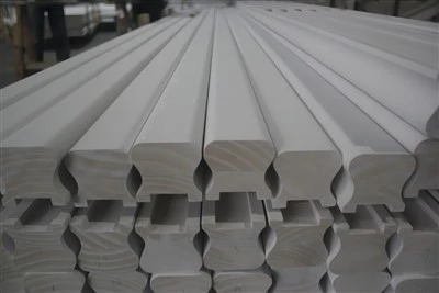 কাঠের সিঁড়ি অংশ Balusters Handrails Risers স্কার্ট বোর্ড ভিতরের এবং বাইরের স্ট্রিং