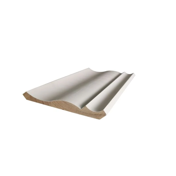 হোয়াইট Primed কাঠ মুকুট ছাঁচনির্মাণ