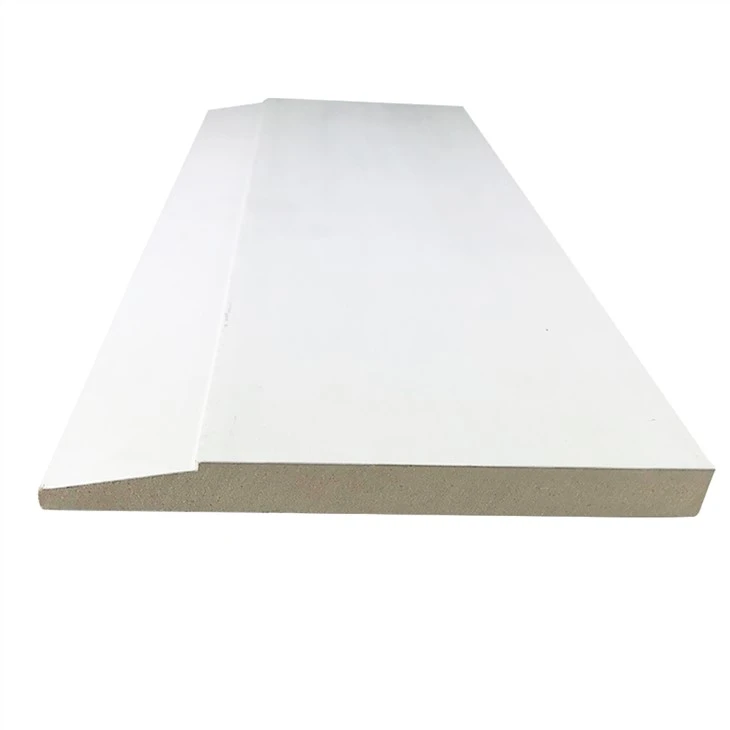 মেঝে জন্য প্রাইমড MDF ছাঁচনির্মাণ বেসবোর্ড