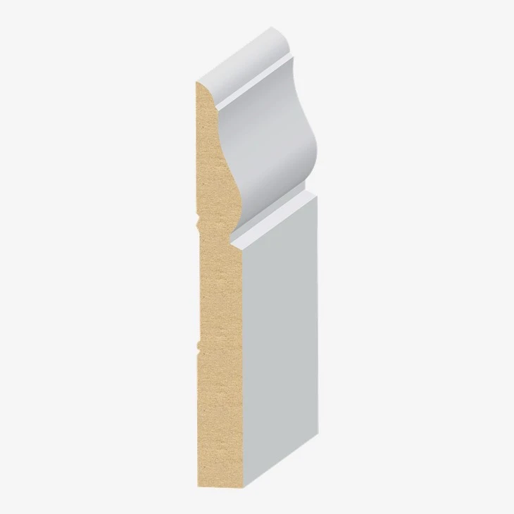 সাদা প্রাইমড MDF বেস ছাঁচনির্মাণ