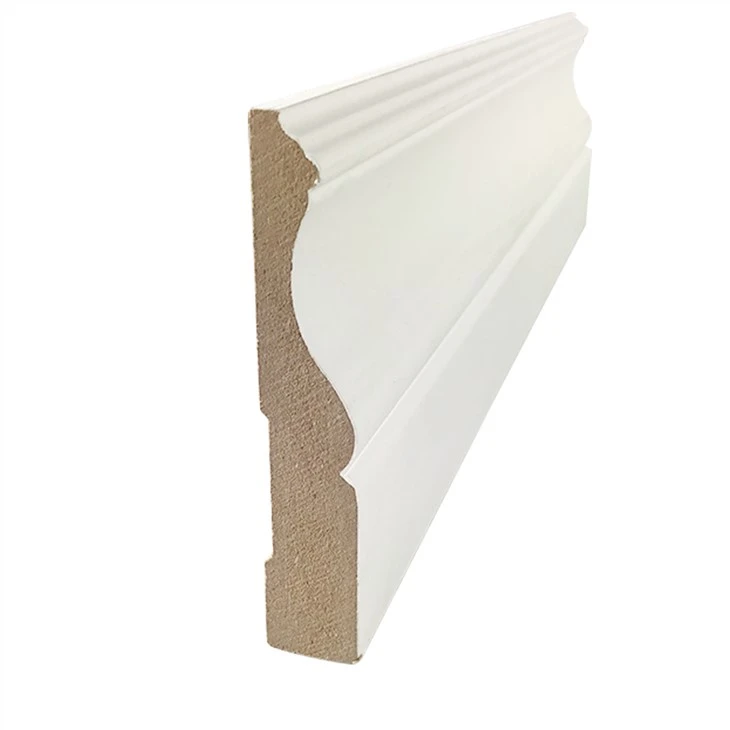 সাদা প্রাইমড MDF দরজা আবরণ ছাঁচনির্মাণ