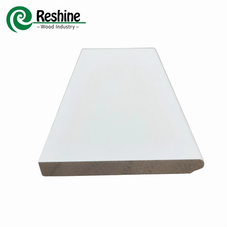 কাঠের ছাঁচনির্মাণ প্রাইমড স্কার্টিং বোর্ড